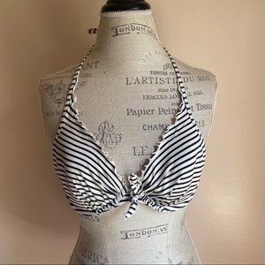 H&M Striped Bikini Top